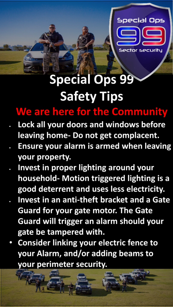 Special Ops - Safety Tips - 2